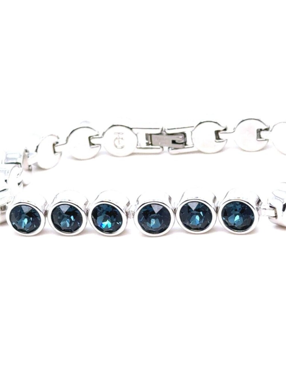 Touchstone Crystal Deep Blue Bead Bracelet - Picture 2 of 8